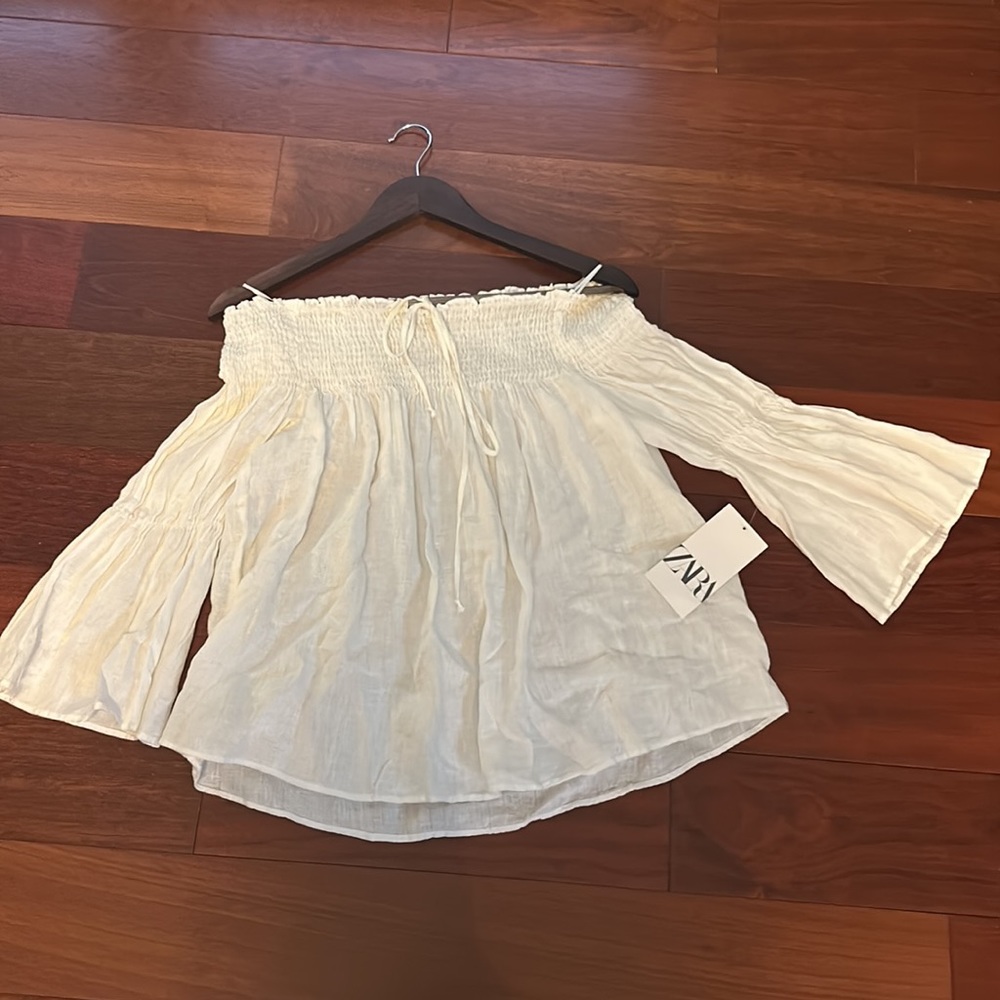 Zara off the shoulder top